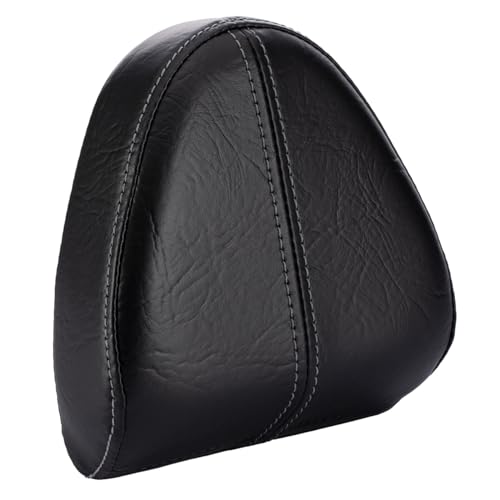 Indian Motorcycle Backrest Pad for Specific Scout, Scout Sixty and Scout 100th Anniversary Models, All-Weather Black Vinyl, Ergonomic Foam Padding, for Comfort and Support - 2880827-01 - color: Black