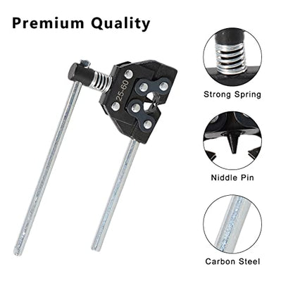 Roller Chain Breaker Holder Puller Cutter Tool Repair Removal Disassembly Kit for Motorcycle Bicycle Go Kart ATV Chains Replacement #25-60