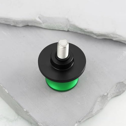 SING F LTD Motorcycle M8 Rear Swingarm Spools Sliders Swing Arm Stand Screw Compatible with Kawasaki Z900 / RS 2017-2025, Green - color: Green