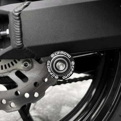 Compatible with CFMOTO Ibex450 Ibex800 300SS 450SS 450NK 450CLC 675SS 675NK 750SS 800NK Motorcycle CNC Swingarm Spools Sliders Stand Screw Paddock Bobbins (Black) - color: Black
