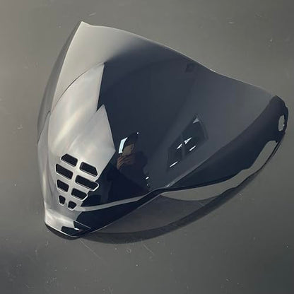 Airflite Shield Uv-Protected for ICON IC-06 Airflite Face Shield Replacement Helmet Visor (Black-Day use only) - color: Black-day Use Only