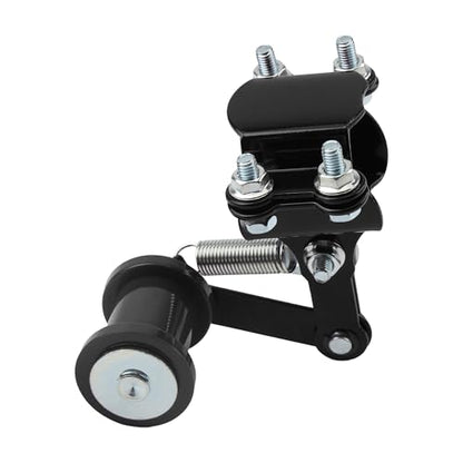 Motorcycle Chain Adjuster Tensioner Guide Roller Compatible with ATV Quad Dirt Pit Bike 4 Wheeler Go Kart Black - color: Black