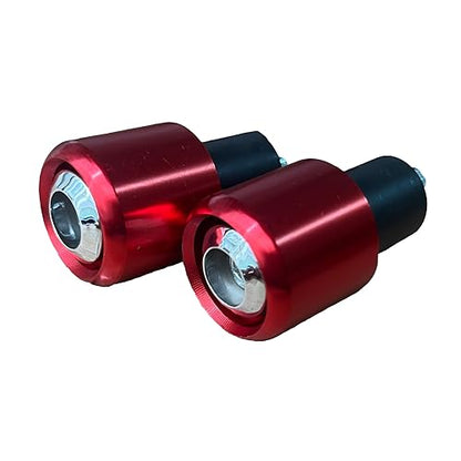 Universal Motorcycle Brake Lever 7/8 Inch 22mm Handlebar Brake Master Cylinder Clutch Levers Set + Hand Grips + Handlebar Ends Set Fit for Harley Honda Kawasaki Suzuki Yamaha Red - color: Red-Set