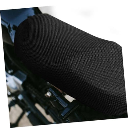 Mikinona Motorcycle Seat Cushion Mesh Seat Pad Insulated Cover for Motorbike Comfortable Ride Protection