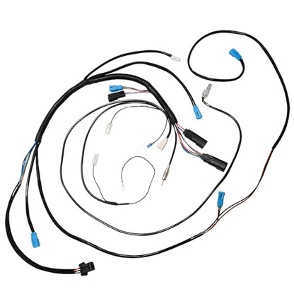 Rear Trunk Tour Luggage Pack Wiring Harness Kit for Harley Touring Electra Glide Road King Street Glide Road Glide Models 2014-2025 - color: Black 17-Functions Trunk Harnesses