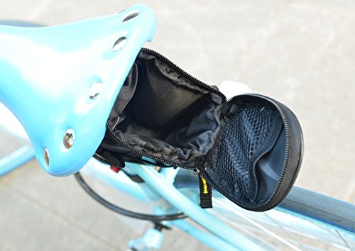 sponeed Cycling Seat Pouch Bicycle Bike Saddle Bag Rear Packs Tools Pocket 6 Colors - color: Green