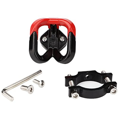 Universal Hanger Hook for Electric Scooter-Hanging Adjustable Pothook for Poles (20mm - 37mm in Diameters) Different Screws Meet Different Need Like Scooter,Bike,MTB,Motorcycle(Red)