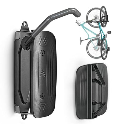 monTEK Swivel Bike Wall Mount – Garage Bike Hanger & Space-Saving Vertical Bike Rack for Garage & Apartment, Sturdy Bike Storage Hook Holds up to 66 lbs, Easy Installation & Scratch-Proof Design - style: 1-Pack