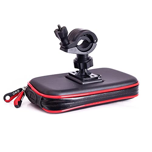 Upgrade Waterproof Motorcycle Phone Holder Bag Bicycle Rainproof GPS Phone Holder Bike Handlebar Support Moto Mount Card Slots (XL) - size: XL