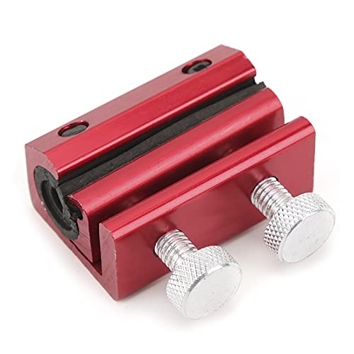 Cable Lubricator Tool Chain Lubrication Tool for Motorcycle ATV Aluminum Rubber Replacement (Red) - color: Red