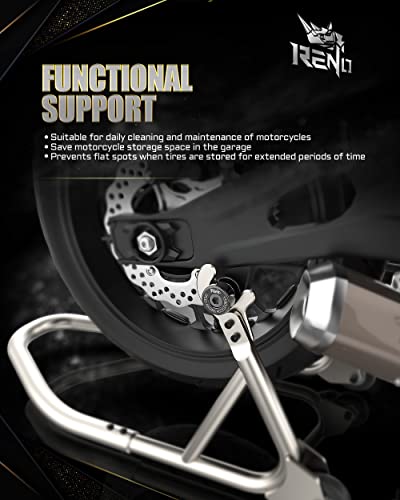 RENO SP1-M6 Aluminum Motorcycle Swingarm Spools Slider PRO, Universal 6MM Compatible with YZF R1 LE R1M R1S R3 FZS1000 FZ1 R6 R6S R7 R9 600R RSV4 RS 125 250 600 (Black, 2 Pcs) - color: Aluminum (smooth), size: 6MM
