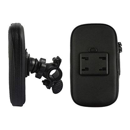Universal 360° Switch Waterproof Bike Bicycle GPS Case Motorbike Stand Phone Holder Mount for Smartphone Up to 4.7-5.2 Inch (XL(5.3"-6.2")) - size: XL(5.3"-6.2")