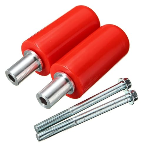 1 Pair Frame Sliders for Motorcycle Practical Anti Crash Protector Motorbike Frame Guards(Red,5 * 10cm) - color: Red,5*10cm
