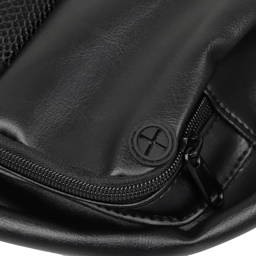Motorcycle Black Backrest Bag Driver Back Rest Tour Pack Organizer Rider Backrest Organizer Pocket for Harley Touring Road King Electra Street Tri Glide