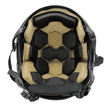 Tactical Helmet Pads - Universal Replacement Internal Memory Foam Pad Inserts for ACH, MICH, EXF Helmets - color: 4th-Khaki