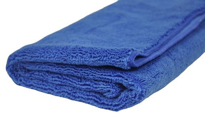 Detailer's Preference Microfiber Drying Towel, Dual Pile Terry Weave, Super Absorbent, Scratch-Free, Large Size for Cars, Trucks, RVs, Boats, Motorcycles, Aircraft, 32x27 Inches, 6 Sq Ft, Blue
