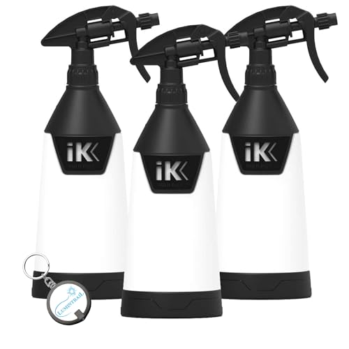IK Sprayers Multi Trigger 1 (Multi TR 1) Sprayer 3 Pack Bundle with Keychain - Spray Detailer for Vehicle Detailing, Cleaning, and Maintenance
