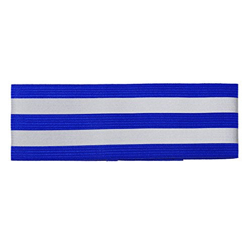 iEFiEL High Visibility Reflective Arm Bands Wrist Ankle Leg Reflector Belt Straps for Night Walker Runner Rider Safety - color: Blue B