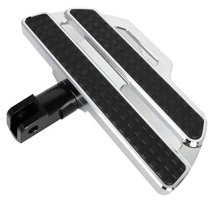 Motorcycle CNC Aluminum Rider Footboard, Adjustable Front Footrests Highway Pegs Compatible with Honda Gold Wing GL1800/Goldwing GL1800 F6B 2001-2024 Chrome - color: Chrome
