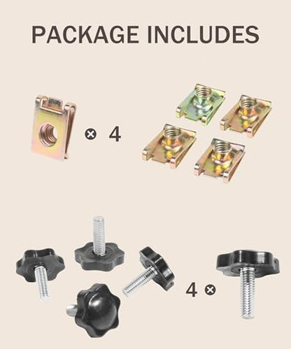 bylikeho Saddlebag Locks,Theft Deterrent Saddlebag Locks,Car Accessories Black Motorcycle Saddlebag Locks Mounting Screw Bolt Mounting Hardware,Fit for Touring Street Glide,Electra Glide,Road Glide