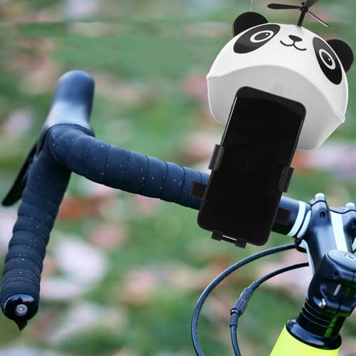 KALLORY Bike Phone Mount Holder for Cyclists Waterproof Helmet Style Handlebar Mobile Phone Stand with Quick Release and Sunshade for Mountain and Motorcycle Use