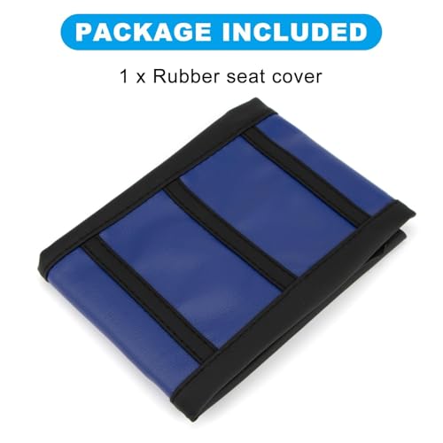 PSLER Dirt Bike Seat Cover, Universal Motorcycle Seat Cushion Covers Rubber Soft Seat Cover for Most Dirt Bike Pit Bike Motorcycle (Blue) - color: Blue