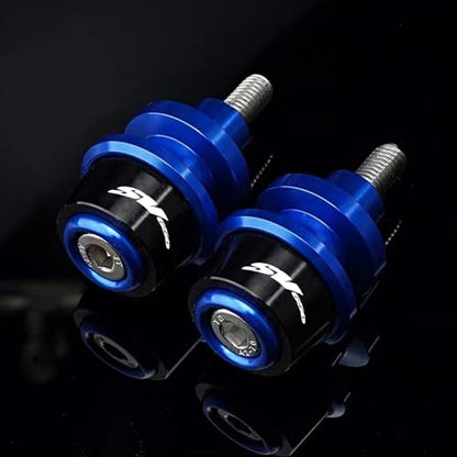 FOR SV650 SV650S 2024 CNC Aluminum Alloy 8MM Swingarm Spools Slider Stand Screw sv650 sv650s 2018-2024 Motorcycle Accessories (Gold) - color: Gold