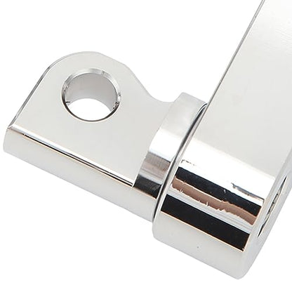 Motorcycle Foot Peg Highway Bracket – 360° Adjustable Aluminum Extension for Touring (Electroplated) - color: Electroplated