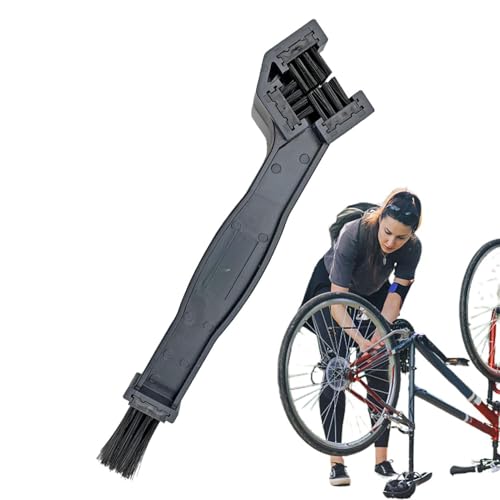 Chain-Scrubber Cleaning Brush - Motorcycle Bicycle Maintenance System, Multifunctional Cleaning Accessory, Care Solution, Practical Chain-Tool | Outdoor Riding Use During Long Trips and Trail