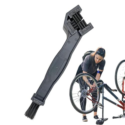Chain-Scrubber Cleaning Brush - Motorcycle Bicycle Maintenance System, Multifunctional Cleaning Accessory, Care Solution, Practical Chain-Tool | Outdoor Riding Use During Long Trips and Trail