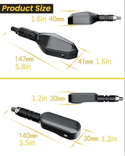 Motorcycle Led Turn Signal Lights Projector, Motorcycle Front Rear Led Blinkers Signal Light Indicator with Arrow Pattern Projection on Ground and Amber Flashing Sync, Diamond Shape-2 Pack - style: Diamond Shape