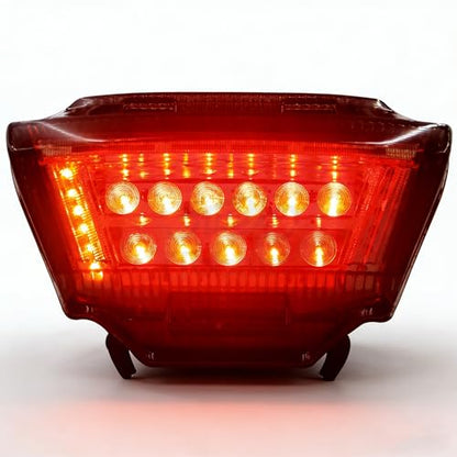 Integrated LED Tail Brake Turn Signal Light,#MD059-2,Smoke | Compatible with Kawasaki Ninja ZX10R ZX-10R 2011-2015 - color: Smoke
