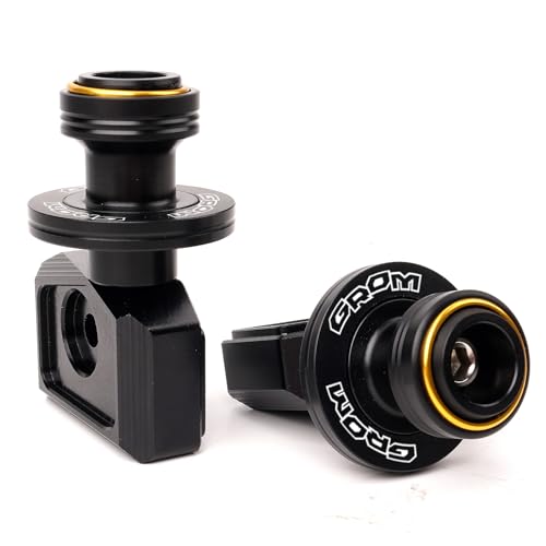 Compatible With Grom 125 2025 MSX 125 MSX125 2013-2023 2024 2025 Grom Accessories CNC Motorcycle Swingarm Spools Sliders Rear Wheel Axle Stand Screws Adapter (Gold) - color: Gold