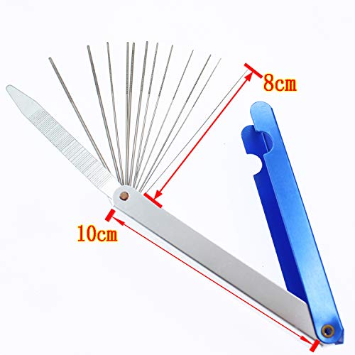 13 Cleaning Wires Set 10 Cleaner Needles 12 Nylon Tube Brushes Cleaner Tool Kit for Carbon Dirt Jet Nozzles Gas Orifice Engine Carburetor Chainsaw Sprinkler Shower Head Motorcycle Moped Bike