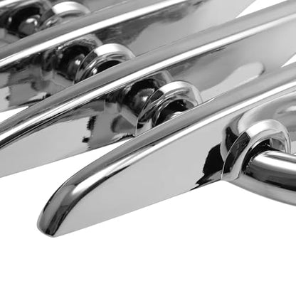 XFMT Motorcycle Chrome Detachable Stealth Two-Up Luggage Rack for Harley Touring Road King Street Glide Road Glide Electra Glide 2009-Later - color: Stealth Luggage Rack-Chrome