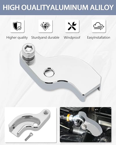EZ Shift Neutral Gear Assist Bracket for Harley M8 2018-2025 Touring 2018-2025 Softail Breakout Motorcycle Silver - color: Silver N