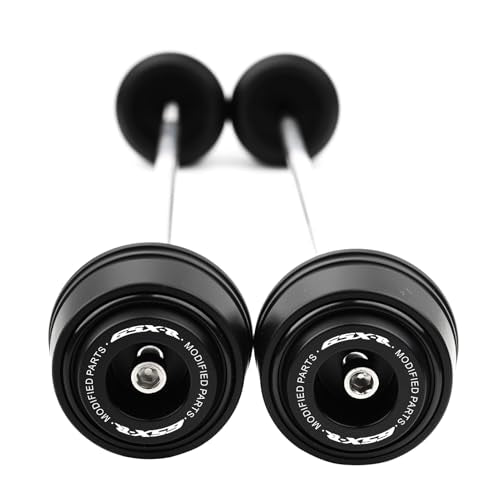 Motorcycle Front Rear Fork Sliders Wheel Frame Slider Crash Protector Axle Slider Crash Pads Compatible With 2026 GSXR 600 GSX-R 750 1000 GSX-R750 gsx-r600 gsxr1000 r (Black) - color: Black