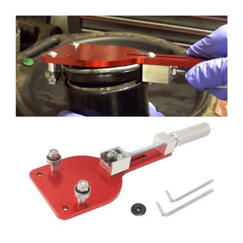 HZEL Car Oil Filter Cutter, Automotive Oil Filter Cutting Tool for Filter Cutting Range 2-3/8"-5", OEM# 77750 Replacement, Universal for Truck Lawnmower Motorcycle Filter Use (Red) - color: Red