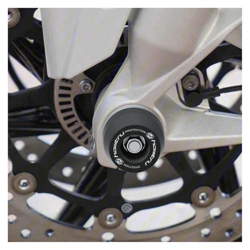Compatible With Svartpilen Vitpilen 401 2024 Motorcycle Wheel Spindle Protector Rear Front Axle Fork Crash Slider(SUITE) - color: Suite