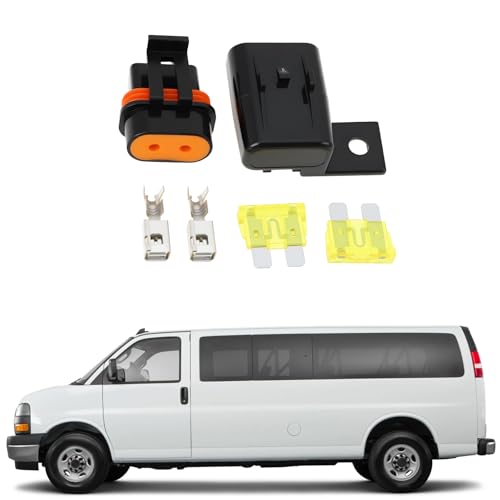 2 Sets 2 Pin 20A Fuse Connection Socket Kit Suitable for Passenger Cars Motorcycles Ships - size: 20A