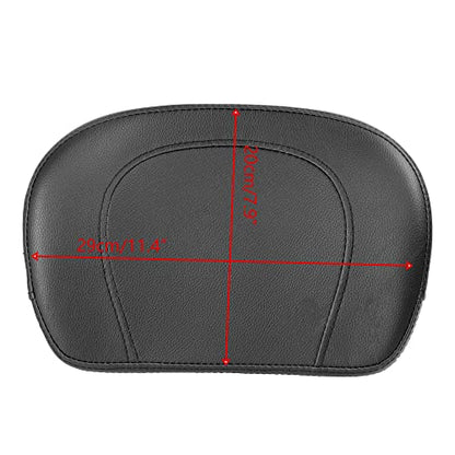 Chrome Sissy Bar Passenger Backrest Pad fits for Harley Davidson HD Touring Model 1997-2026(P/N 52300324, 52627-09, 54247-09, 52933-97b,52805-97B,52723-06,5230057,52300258) - color: Chrome