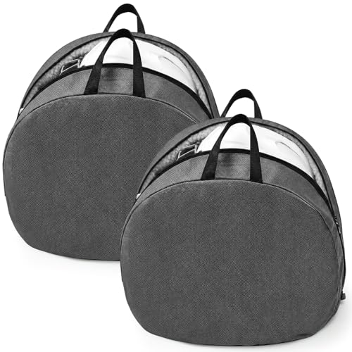 Helmet Bag with Fleece Lining, Zipper and Handle, Nylon Durable Mx Motorcycle Helmet Storage Bag Medium Water-resistant, for Ski Snowmobile Dirt Bicycle Bike Storage Accessories - color: Grey