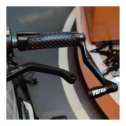 Clutch Lever Guards for YZF R1 R6 2005 2006 2007 2008 2009 2010 2011 2012-2024 Motorcycle Handlebar Grips Guard Brake Clutch Lever Protector - color: Black