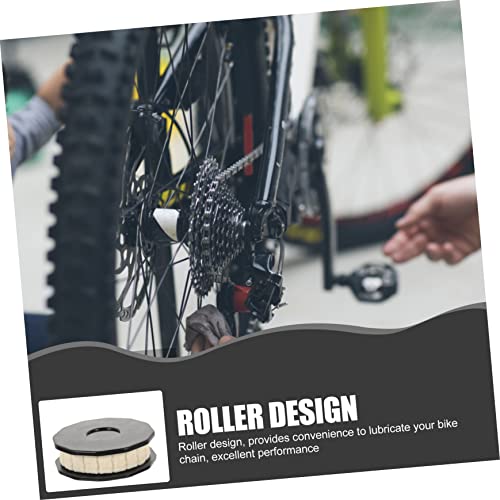 Bicycle Oiler Pedal Grease for Bikes Scooter Chain Oil Chain Tool Bike Chain Lubricator Wheel White Bike - color: Black