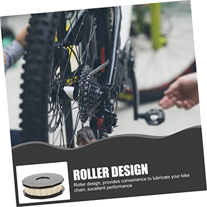 Bicycle Oiler Pedal Grease for Bikes Scooter Chain Oil Chain Tool Bike Chain Lubricator Wheel White Bike - color: Black