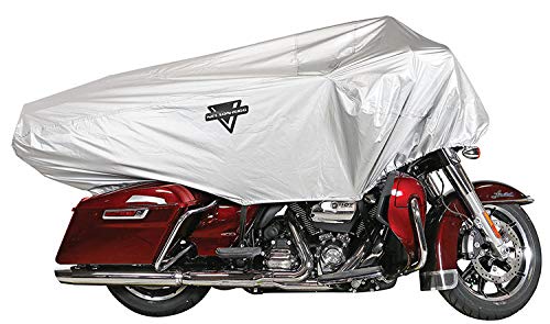 Nelson Rigg XL Motorcycle Half Cover All-Weather, 100% Waterproof, Taped Seams, Free Stuff Sack, Fits most Touring motorcycles Harley Davidson Ultra or Honda Goldwing - size: X-Large