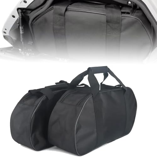 Compatible With Honda Goldwing GL1800 Motorcycle with Reinforced Carry Handles GL1800 Saddle Bag Side Luggage Inner Bags - color: Black