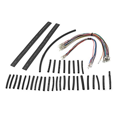 WSays 12" Handlebar Wiring Extension Harness Fit 12"-16'' Handlebar Compatible with Harley Touring Street Electra Glide Road King 2007-2013, Fit FLTR/I, FLTRX 2007-2009 Tri Glide FLHTCUTG 2009-2013 - style: Fit 14'' 16'' Handlebar