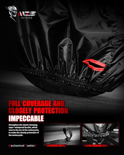 MZS Motorcycle Cover Waterproof Outdoor Storage, 420D All Season Weather Touring Protection Side & Top Box Cover fit up to 110" Compatible With Road Glide Ultra CVO Pursuit Limited Wing Voyager - size: 110" Touring Side & Top Box