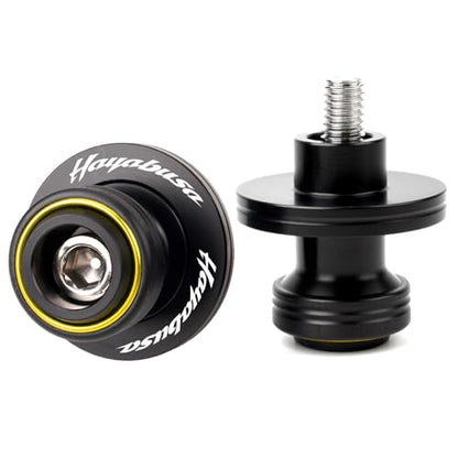 Compatible With GSX 1300R 2026 HAYABUSA GSX1300R Gen 3 GSXR 1300 1999-2026 2025 Motorcycle Swingarm Spools Sliders CNC Swing Arm Spools Screws (Gold) - color: Gold